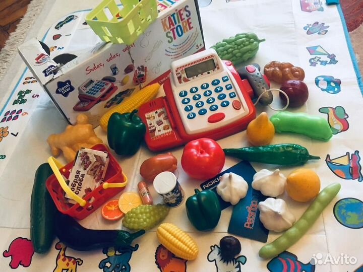 Магазин Кассовый аппарат 35 предметов