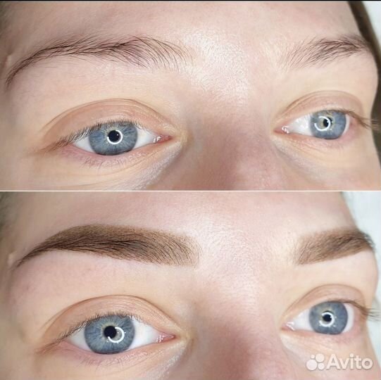 Перманентный макияж бровей губ межресничка