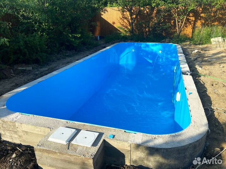 Бассейн пластиковый 8x3