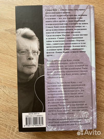 Книга Стивена Кинга «Кладбище Домашних Животных»