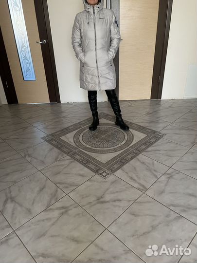 Пуховик женский длинный 44 46