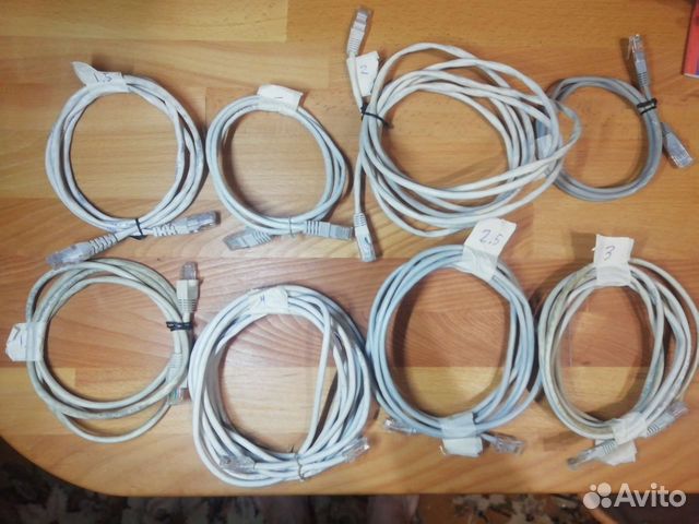 Интернет кабель, патчкорд