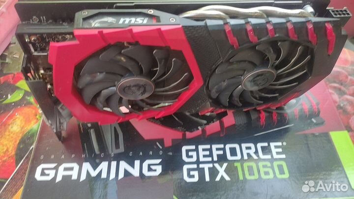 Видеокарта Gtx 1060 3gb MSI gaming x