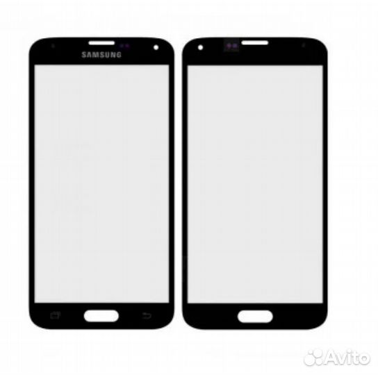 Стекло дисплея Samsung Galaxy S5 (G900F), синий