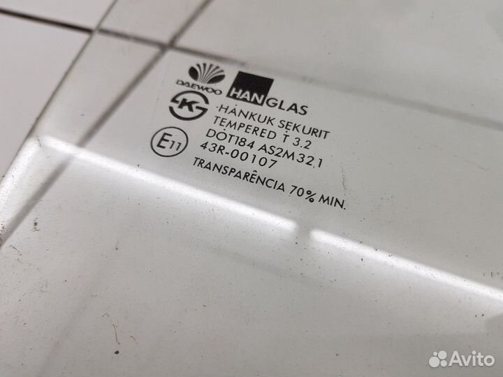 Стекло двери переднее правое (Chevrolet Lacetti)