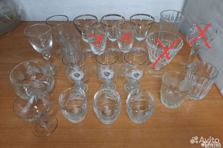 Рюмки разные СССР