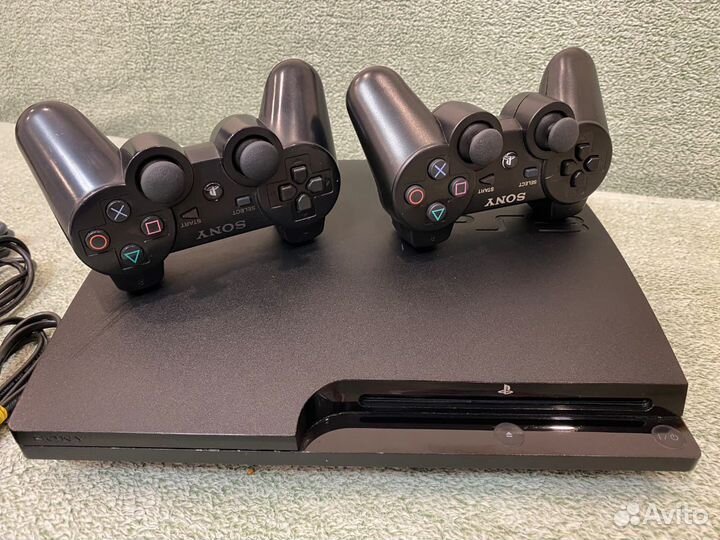 Sony PS3 прошитая +50игр +2джоя