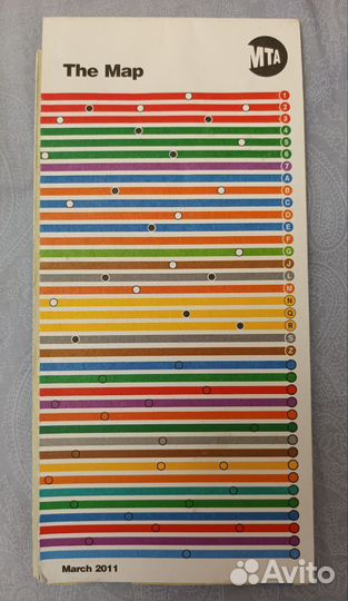 Карта транспорта Нью Йорка