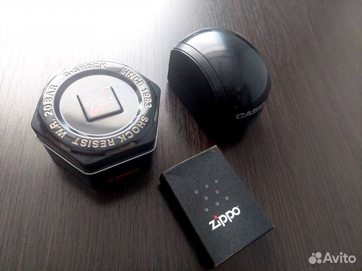 Коробка для часов casio, зажигалки zippo