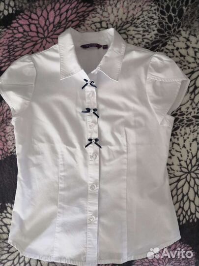 Блузка школьная 128