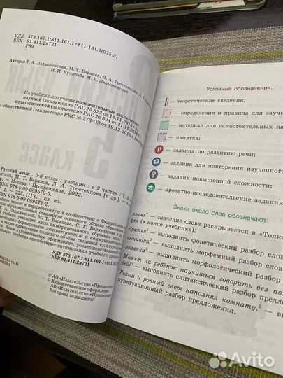Учебники по русскому языку для 5 класса