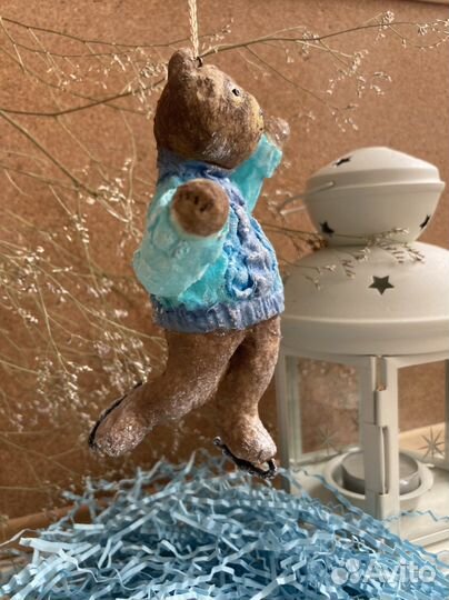 Елочные игрушки. Медведь