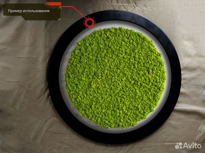 Рама с подложкой. Панно под стабилизированный мох