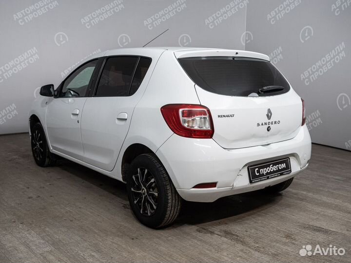 Renault Sandero 1.6 МТ, 2015, 133 680 км