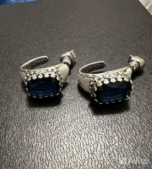 Серьги Alexander mcqueen серьги