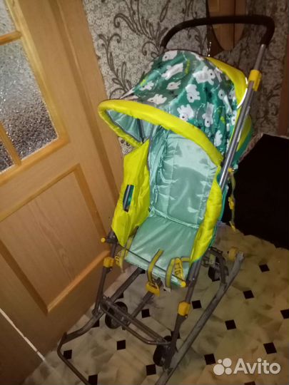 Коляска санки