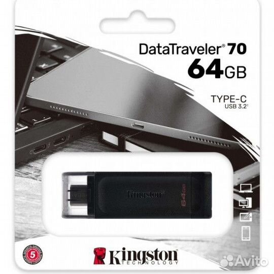 Flash Usb3.0 Kingston DataTraveler на 64GB (OTG)