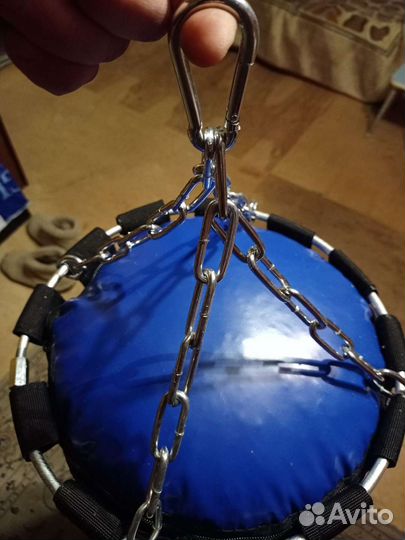 Боксерский мешок 35кг 100см кожаная крошка