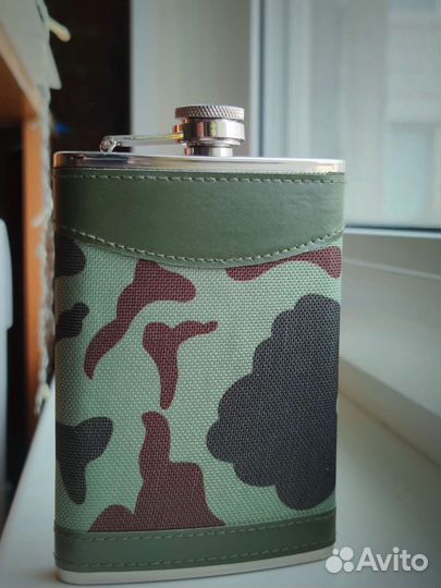 Фляга для алкоголя из нержавеющей стали, подарок