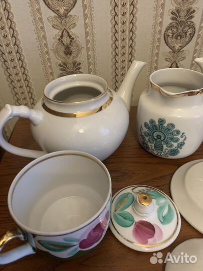 Чайники, сахарницы, сливочник, чашка, крышки СССР