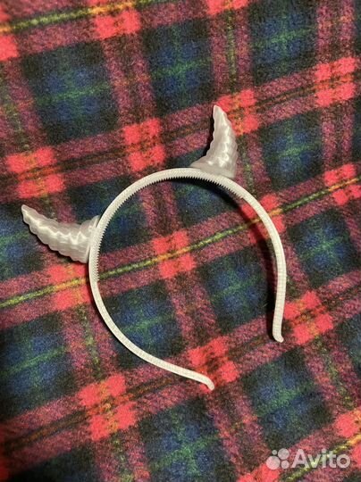 Ободок рожки дьявола чертенка
