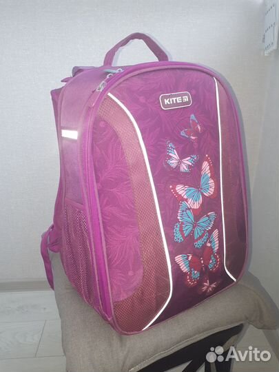 Портфель детский школьный каркасный для девочки