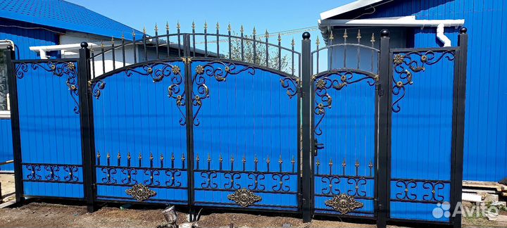 Ворота, заборы, оградки, лавочки, холодная ковка