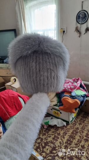 Шапка норковая женская