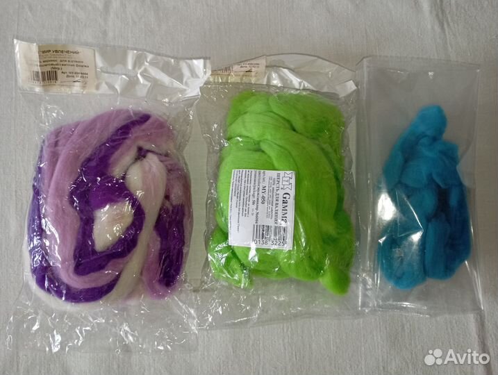 Шерсть для валяния 100 гр