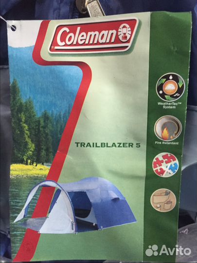 Палатка 5 мест coleman Trailblazer 5