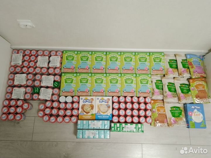 Детское питание, пюре, каши, смеси, кефир