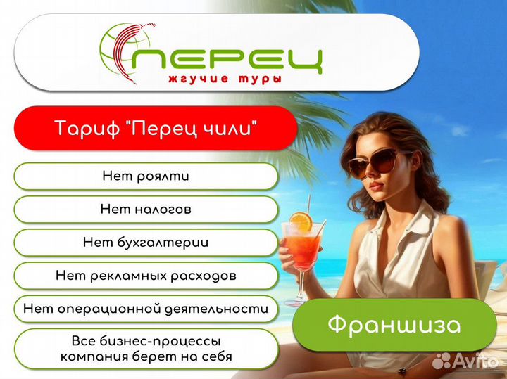Франшиза турагентство под ключ Безубыточная франшиза