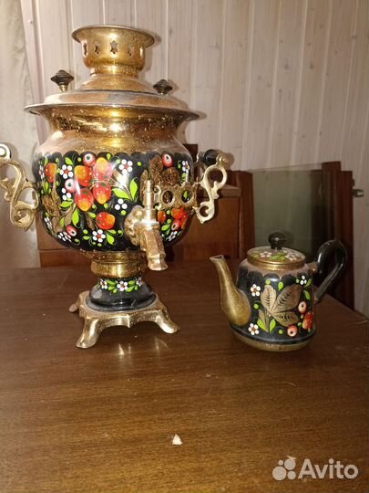 Самовар электрический расписной