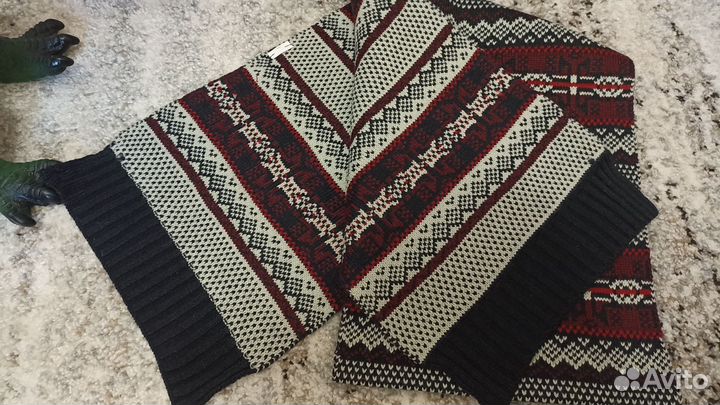 Комплект шапка и шарф мужской