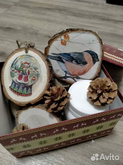 Новогодние игрушки ручной работы