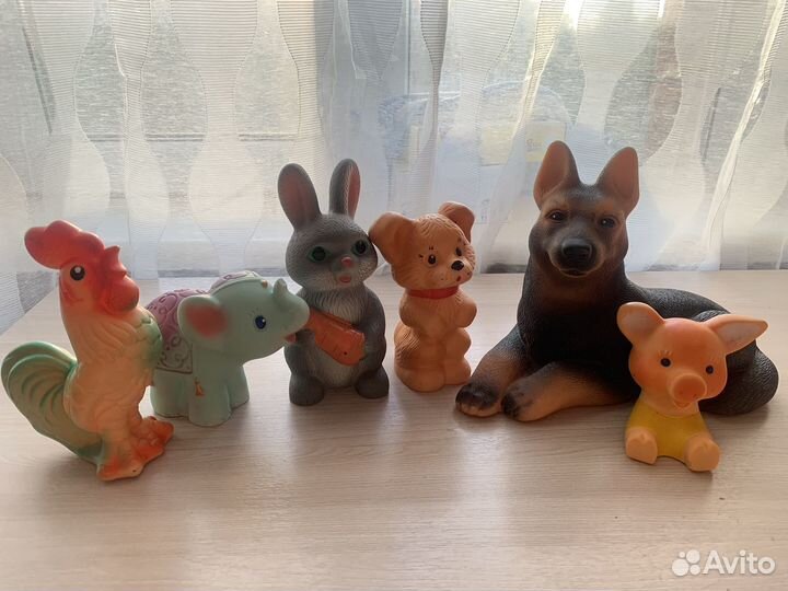 Развивающие игрушки резиновые