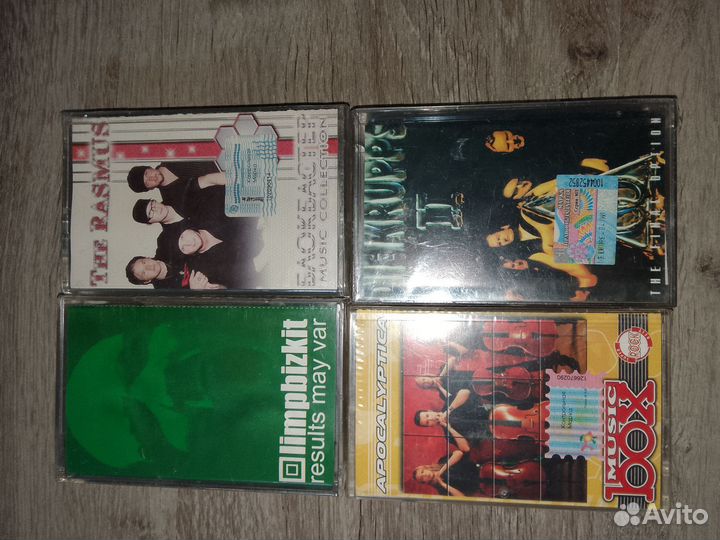 Запечатанные аудиокассеты Рок, метал