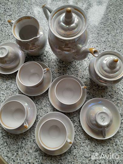 Чайно кофейный сервиз фарфор