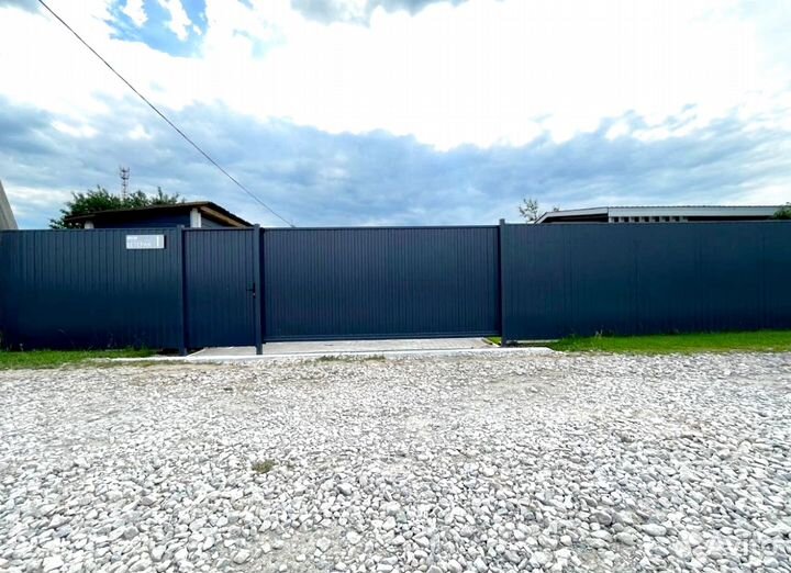 Заборы из профнастила с установкой