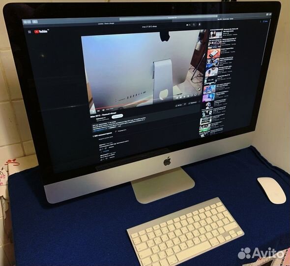 Тонкий iMac27, 2012, i5, 32GB RAM, 500GB SSD Идеал