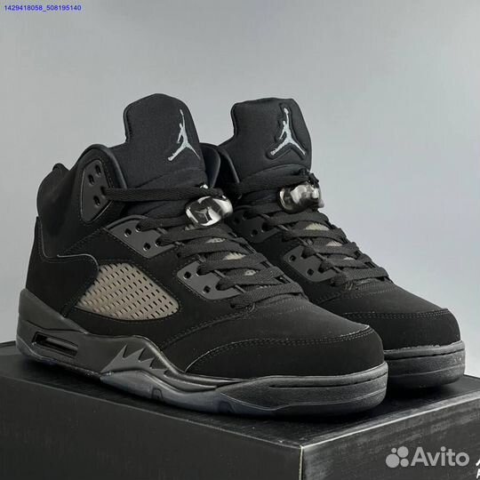 Кроссовки Nike Jordan 5 Black Cat (Арт.84390)