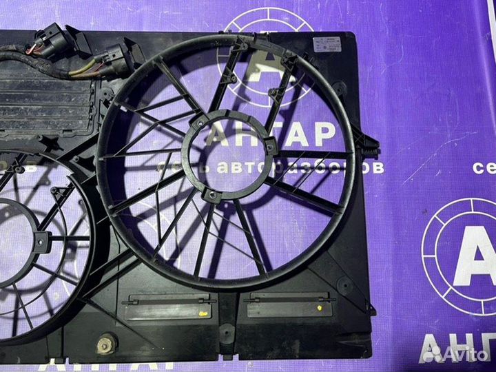 Диффузор радиатора Volkswagen Touareg 7L 2 2005