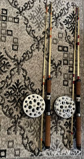 Спининг с катушкой СССР новый