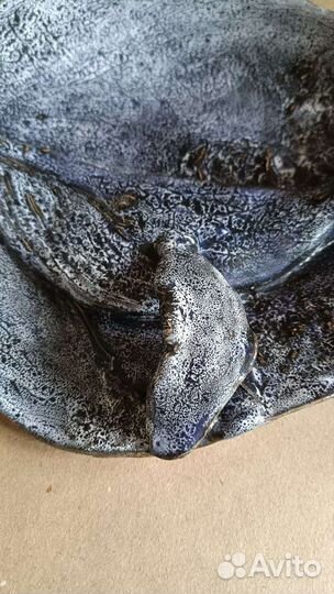 Тарелка керамическая ручной работы