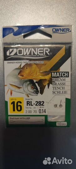 Крючки owner,gamakatsu