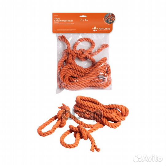 Трос буксировочный канат 7 т, 5 м ACA03 airline