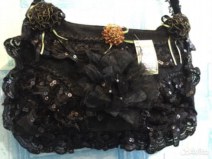 Новая сумка с блёстками