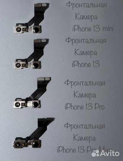 Фронтальная камера iPhone 13, 13 Pro, 13