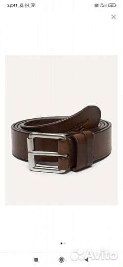 Ремень мужской натуральная кожа 90 см Marc O'Polo
