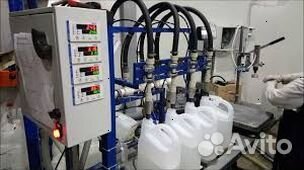 Розлив жидкости, фасовка, упаковка, стм